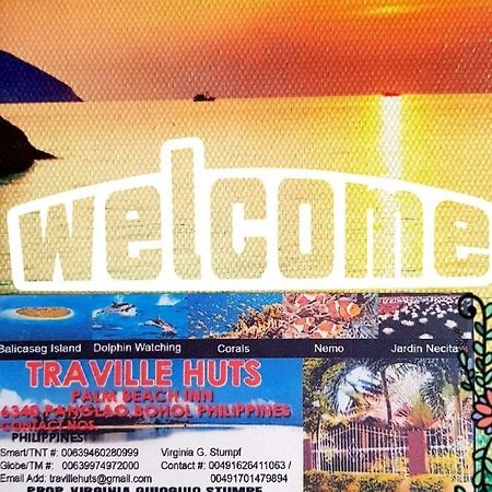 Traville Huts Palm Beach Inn Panglao Extérieur photo